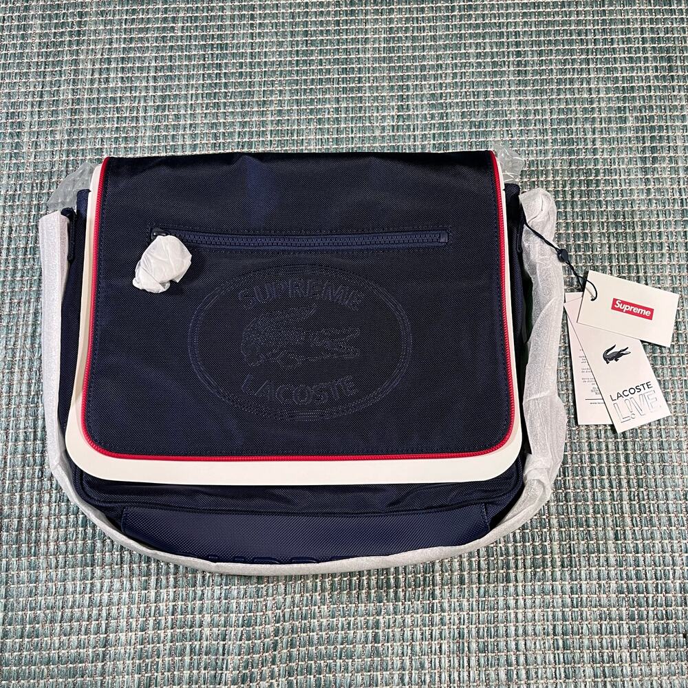 Supreme x‎ Lacoste Messanger Bag 2019 Navy Blue NEW 100% Authentic
